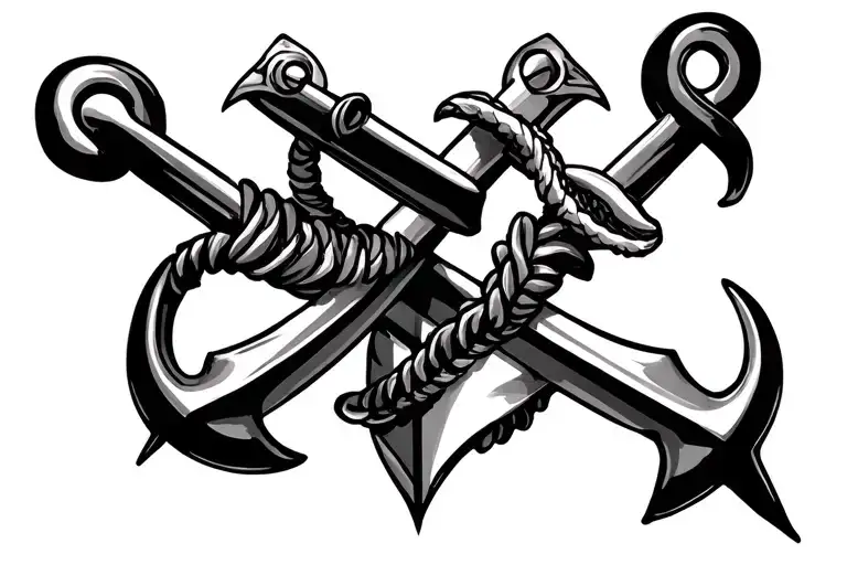 Anchor With Ohana Inbetween