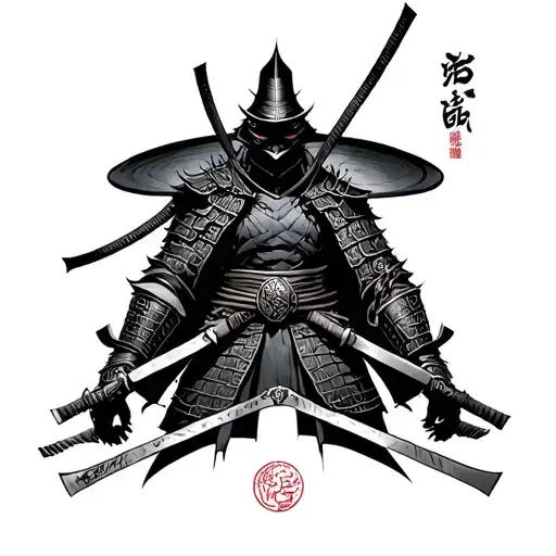 Samourai Cover With Japanese Theme