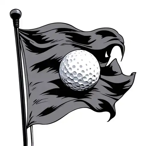 Golf Flag Waving