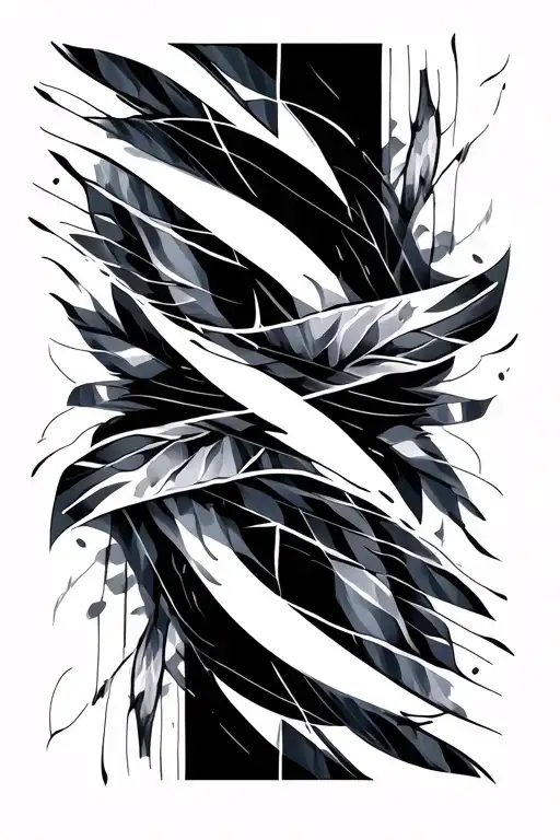 Coverup Abstract Patterns Half Sleeve