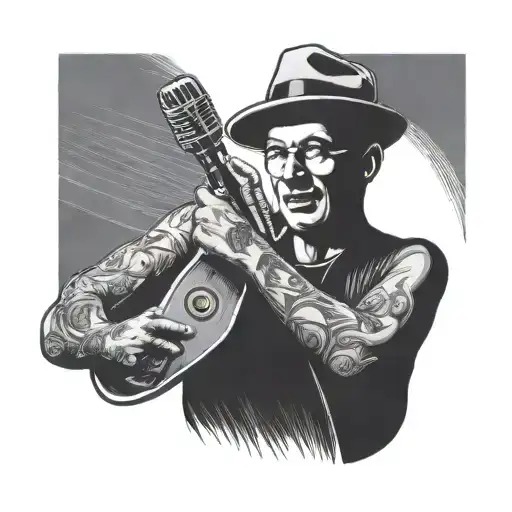 Music Teacher Holding A Microphone