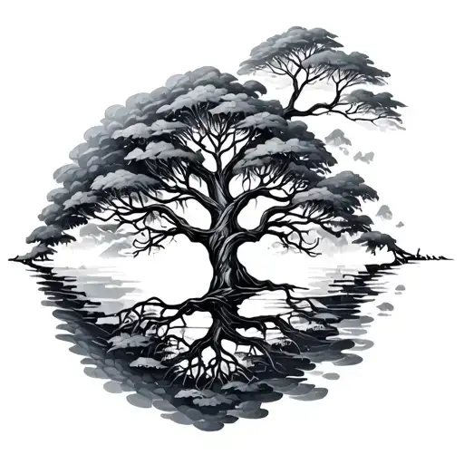 Africa Tree Of Life Intertwined