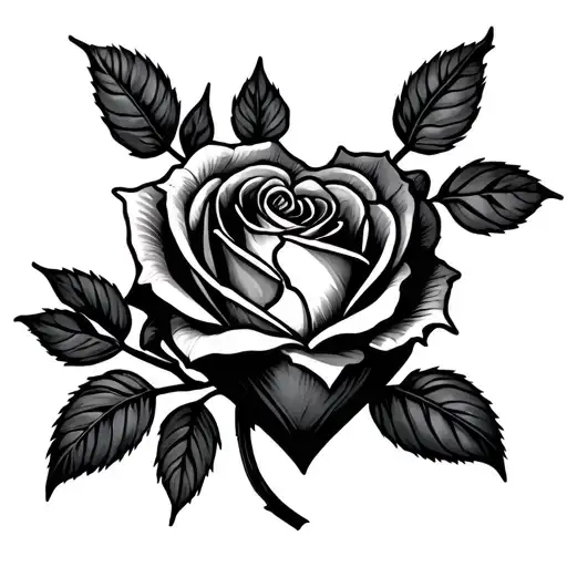 Broken Heart Rose