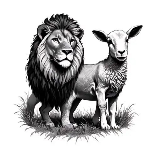 Lion And Lamb