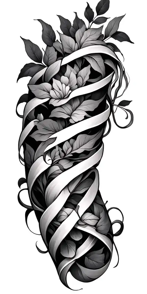 Thin Vine Wrapping Around The Arm