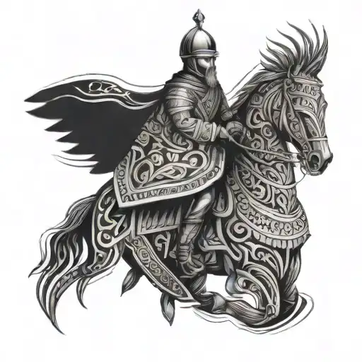 Incorporate Intricate Patterns Inspired By Lithuania's History Into A Warrior