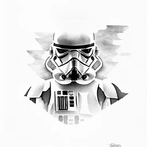 Star Wars With Darth Vader And Storm Troopers Sleeve