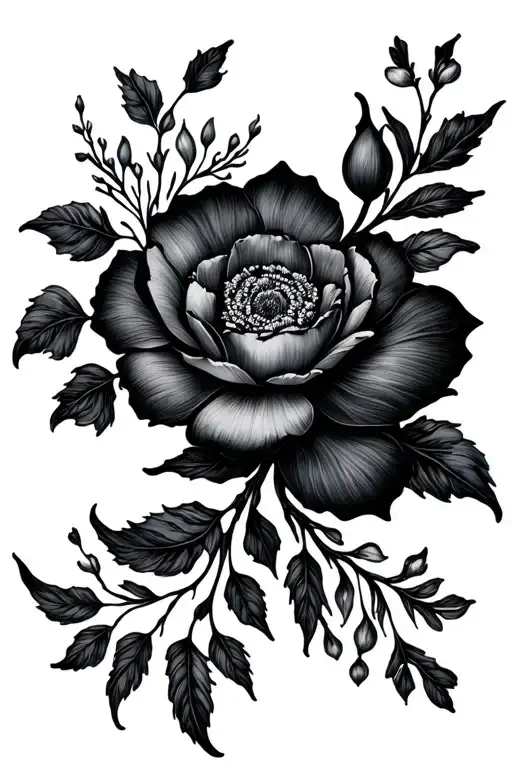 Floral Spine Tattoo Dainty And Minimal