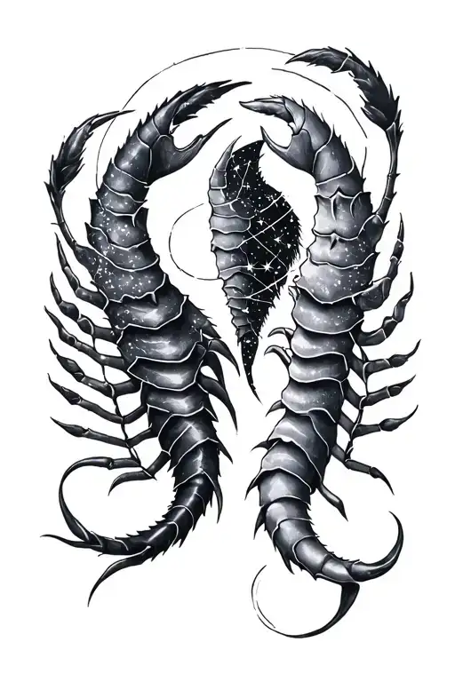 Virgo And Scorpio Constellation