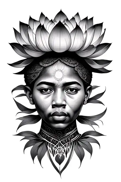 Geo Lotus With Mandela