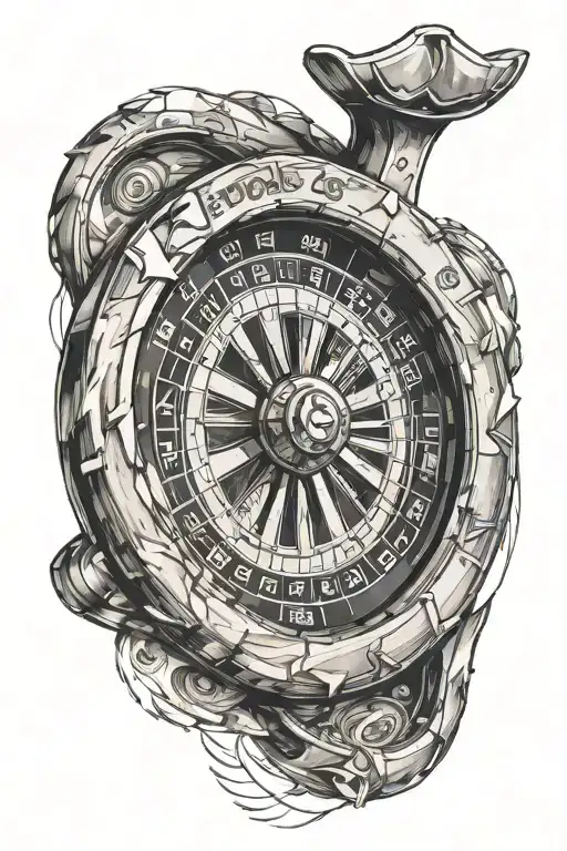 A Broken Roulette Wheel With 6 Directions