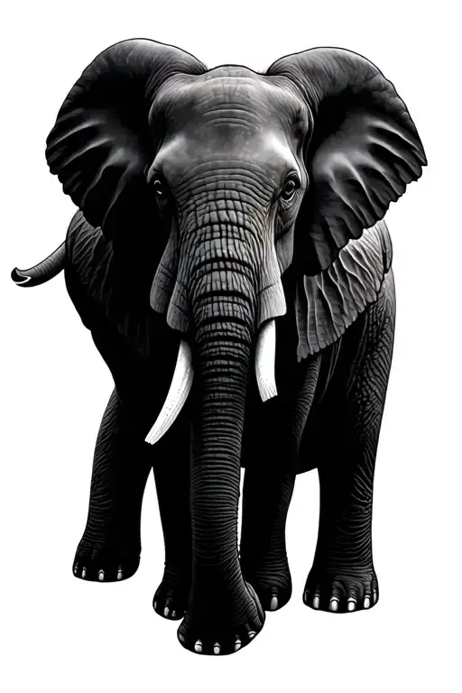 Discreet Elephant Not Too Realistic