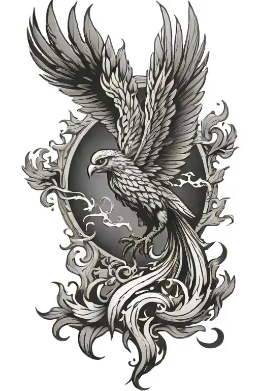 Phoenix Rising From The Ashes