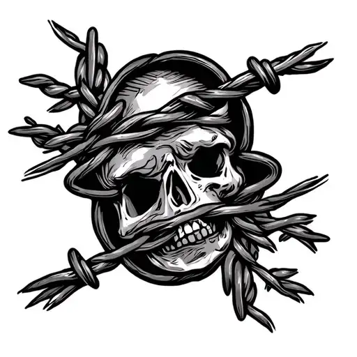 Barbered Wire With Date