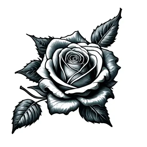 Jasper Stone And A Rose Intertwined