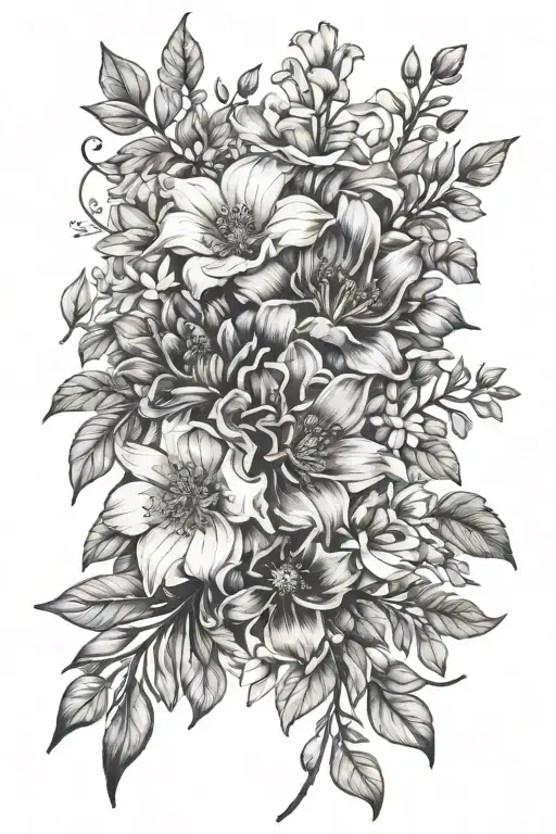 Birth Flower Bouquet