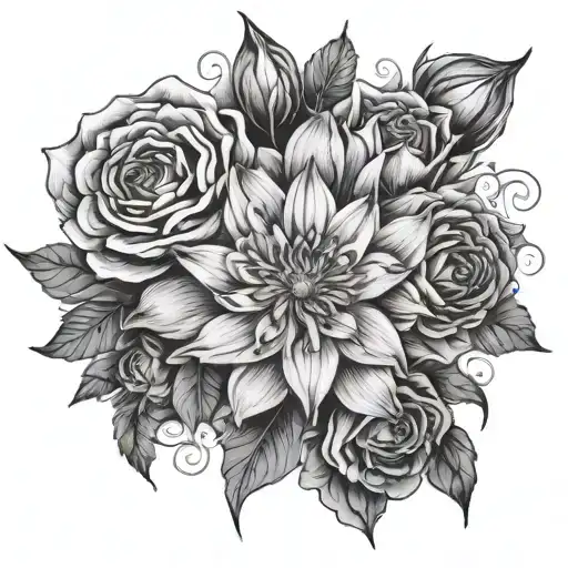 Water Lilys Daisy's Roses Daffodils Chrysanthemums