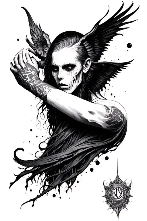 Darkness Inside Us Left Arm Sleeve