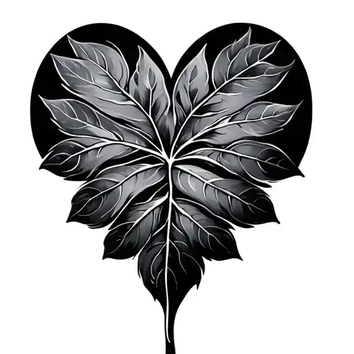 Leaf And Heart