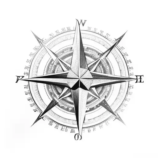 Rose Eagle Compass Stars