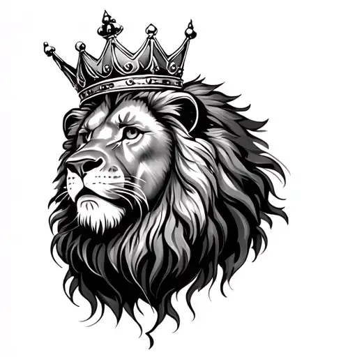 Lion With A Crown