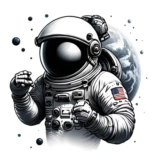 Astronaut Lost In Space