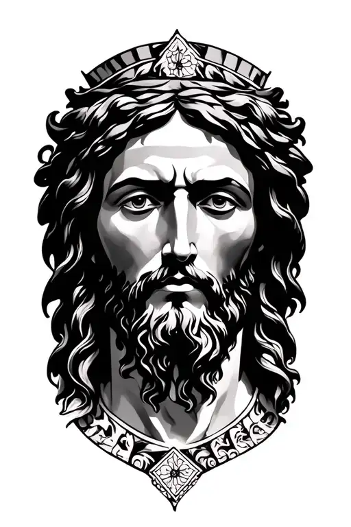 Black Jesus Portrait