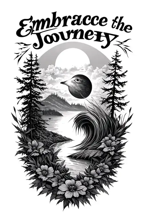 Embrace The Journey Tattoo Seeking