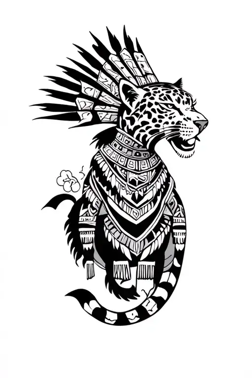 Aztec Jaguar Warrior