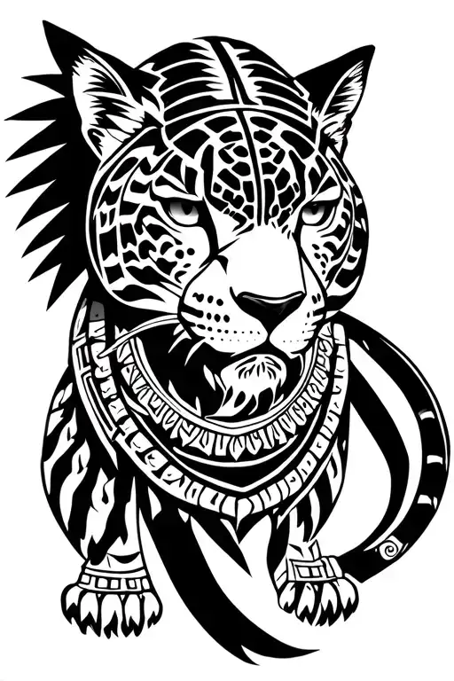 Aztec Jaguar Warrior