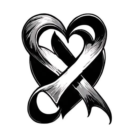 Heart Cross Infinity Symbol