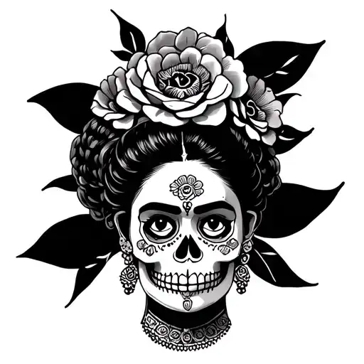Frida Kahlo Sugar Skull