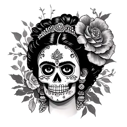Frida Kahlo Sugar Skull