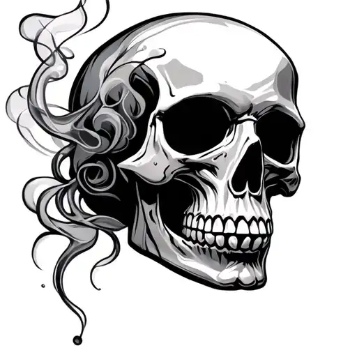 Smoke Skull Skull