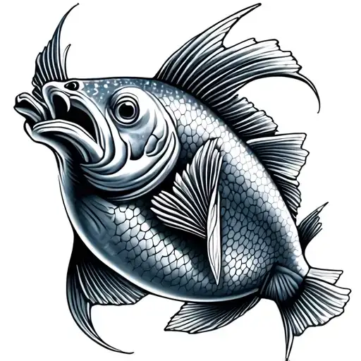 Zodiac Sign Fish Swimming