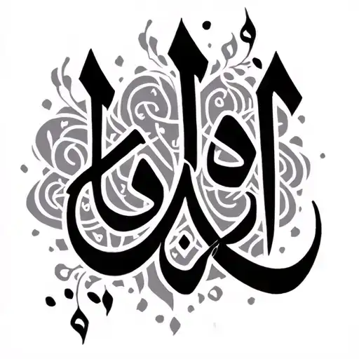 Love In Arabic Calligraphy