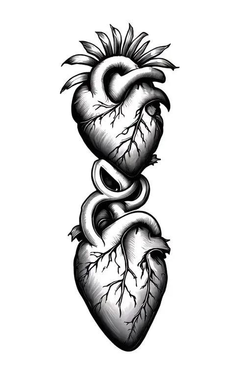 Heart T And C Intertwined