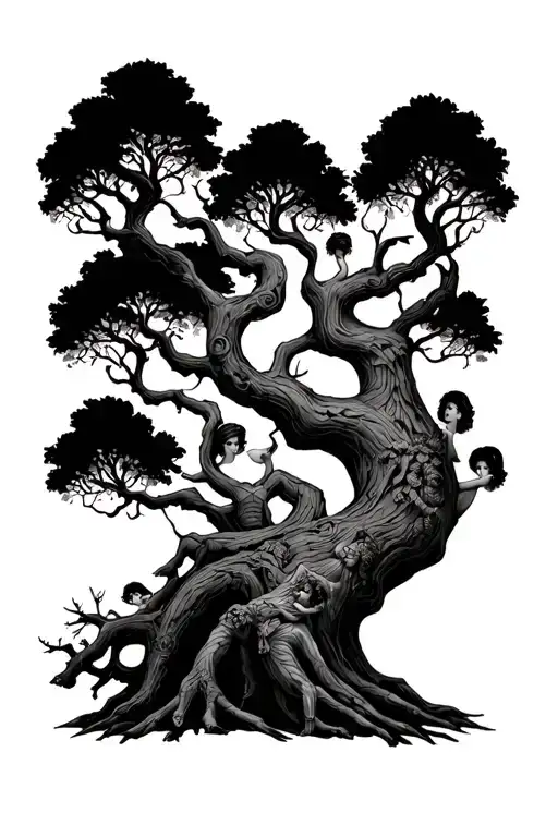 Roman Mythology Style Of Family Tree