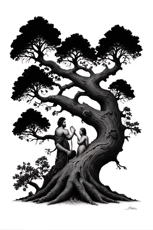 Roman Mythology Style Of Family Tree