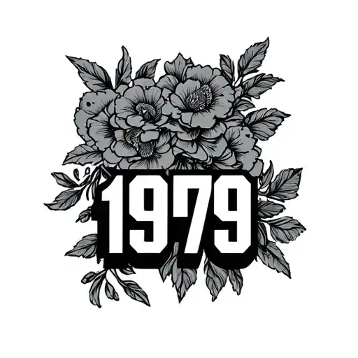 The Date 1979 And Below The White First Name