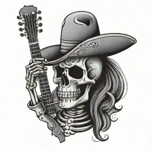 Mexican Mariachi Skeleton