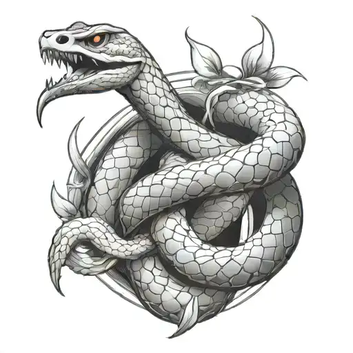 Snake And Dagger