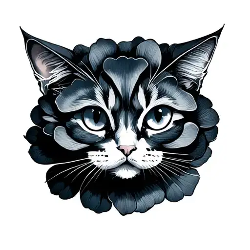 Flower Cat Contour