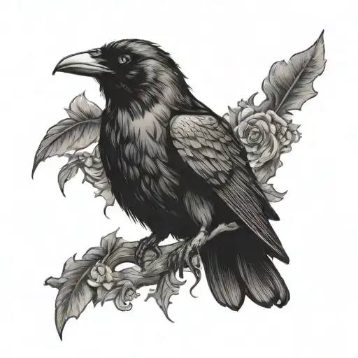 Edgar Allan Poe Black Raven