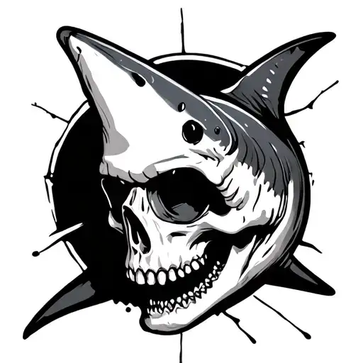Skull And Shark