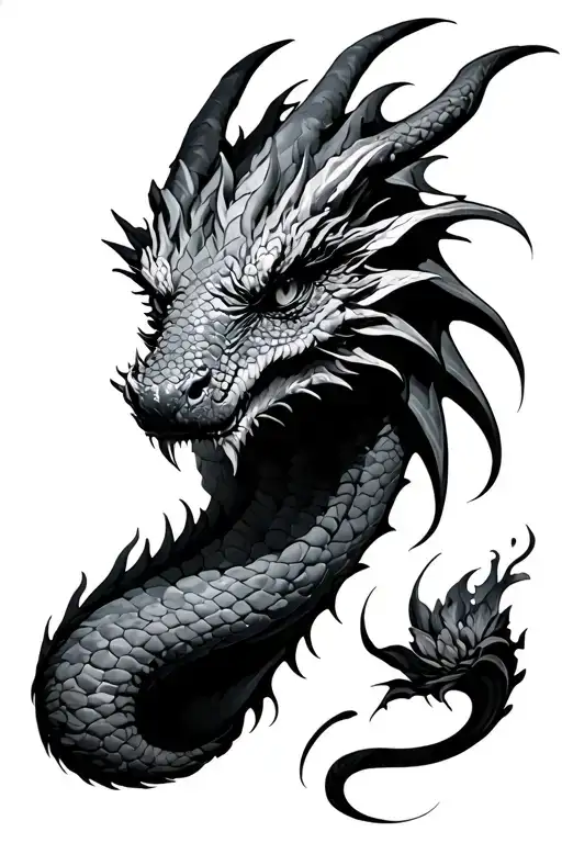 Realism Dragon With Margriet