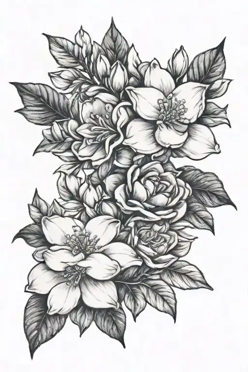 Gardenias And Magnolias Dark Realism