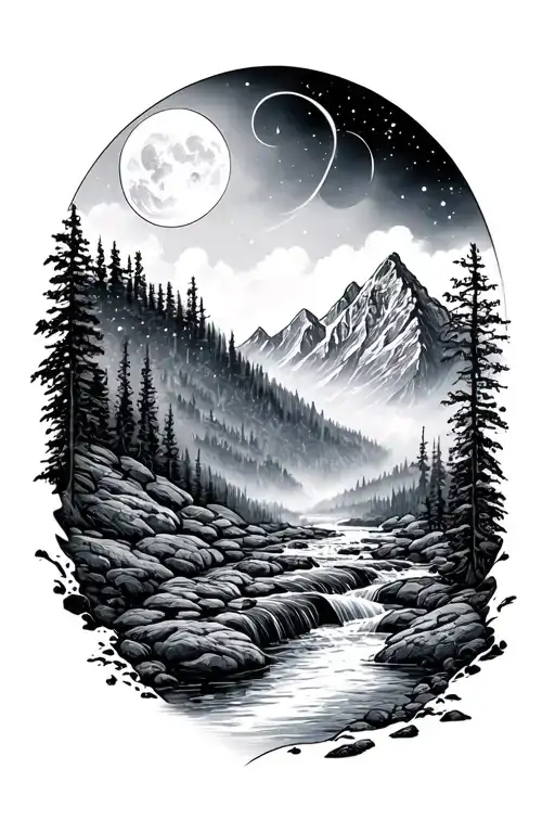 Mountain Stream Celestial