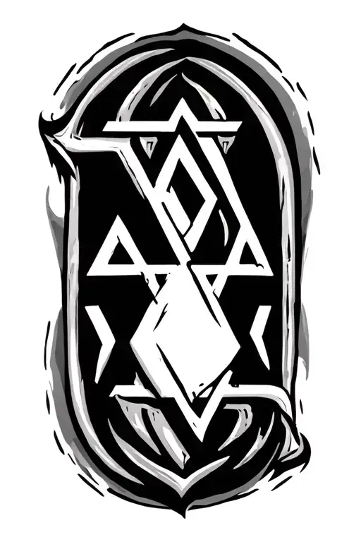 Incorporate A Hebrew Letter Into A Traditional Jewish Symbol