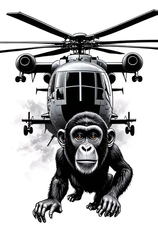 9-11 Plus Monkey Plus Helicopter